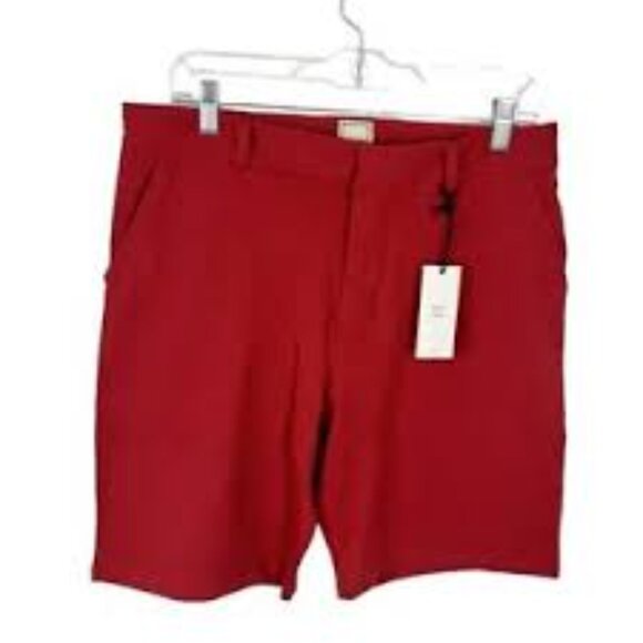 Swet Tailor EveryDay Chino Short in Red Wine  Mens Size 28 & 34 every day NWT - Picture 2 of 5
